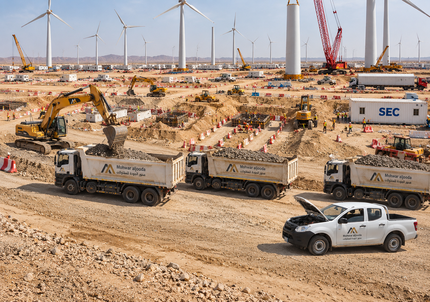 Yanbu Wind Energy Park – Earthworks & Site Preparation